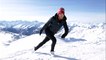 Les Menuires : un échauffement avec Lucile Woodward avant d’aller skier