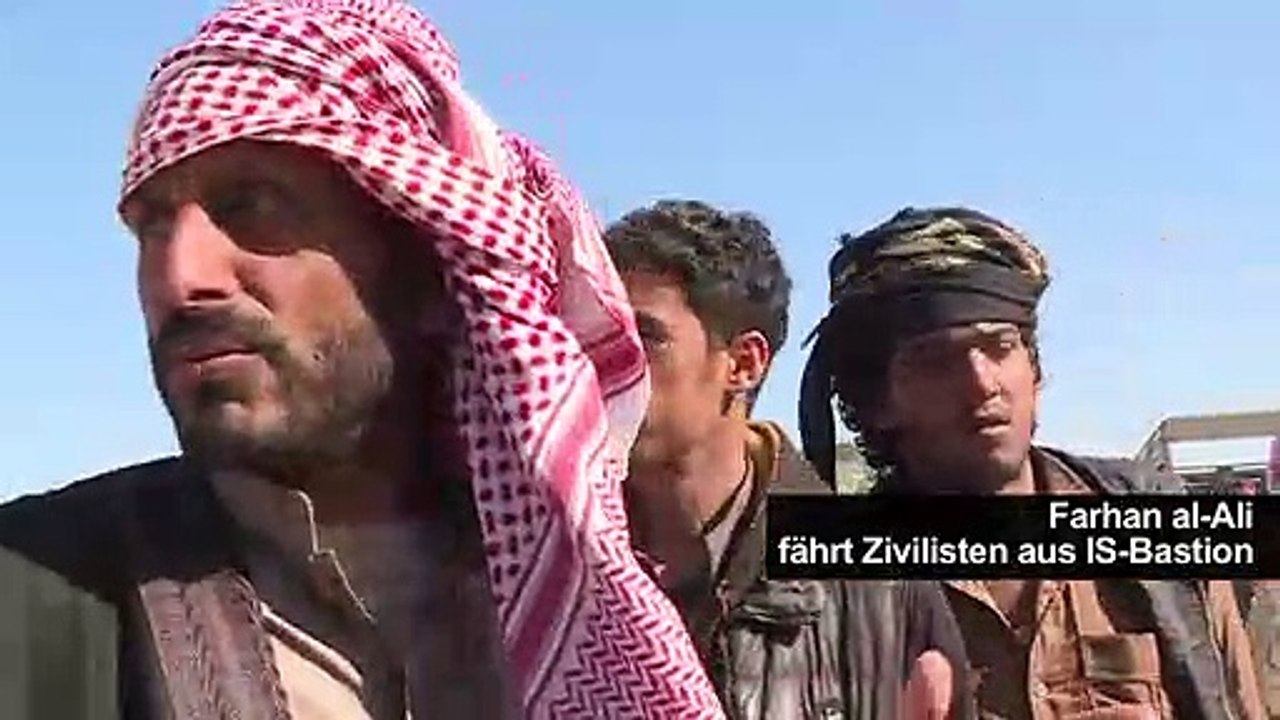 Fluchthelfer retten Zivilisten aus letzter IS-Bastion in Syrien