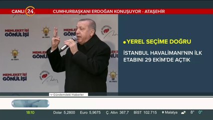 Başkan Erdoğan konuşuyor