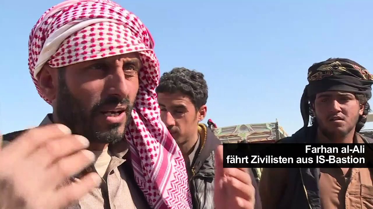 Fluchthelfer retten Zivilisten aus letzter IS-Bastion in Syrien