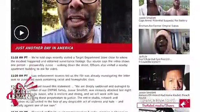 Jussie Smollett hate crime story was politics, not news - Ezra Levant