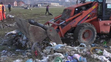 KRM "Çabrati" pastrojnë deponinë ilegale në Lagjen Brekoc-Lajme