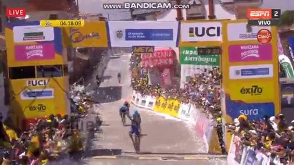 Télécharger la video: Cyclisme - Tour Colombia 2019 - Julian Alaphilippe remporte la 5e étape et prend la tête du général