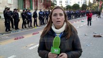 Ajo që mbeti pas protestës…  - Top Channel Albania - News - Lajme