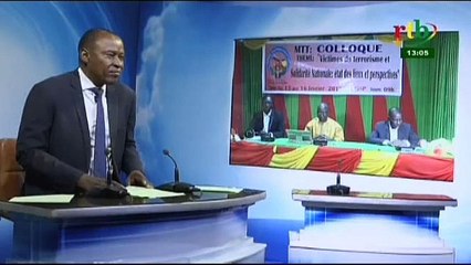 RTB - Ouverture d’un colloque initié  par le mouvement MTT sous le thème- Victimes du terrorisme et solidarité nationale état des lieux et perspectives