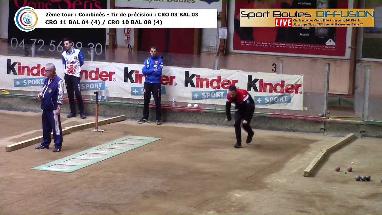 Second tour intégral, France Club Elite 1, J5 groupe Titre,  CRO Lyon contre Balaruc-les-Bains,  saison 2018/2019
