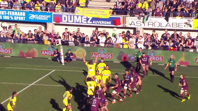 TOP 14 - Essai Semi RADRADRA (UBB) - Clermont - Bordeaux-Bègles - J16 - Saison 2018/2019