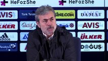 Fenerbahçe - Atiker Konyaspor maçının ardından - Aykut Kocaman (2) - İSTANBUL