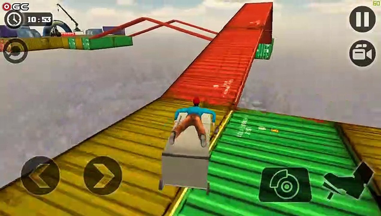 Impossible Wheel Race on Mega Ramp - Racing Wheels Stunt Game - Android Gameplay FHD #6