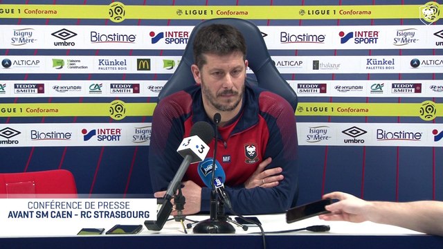 Conférence de presse avant SMCaen / RC Strasbourg