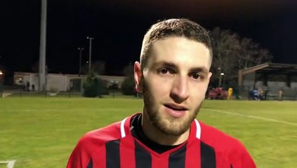 N3 - Marvin LABIDI réagit après le nul du FC VAULX contre le FC BOURGOIN