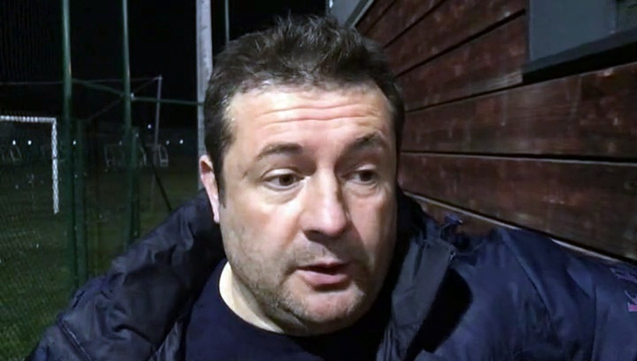 N3 – Fabien TISSOT réagit après le nul du FC BOURGOIN au FC VAULX