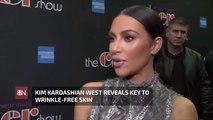 Kim Kardashian Reveals Wrinkle Free Skin Secrets