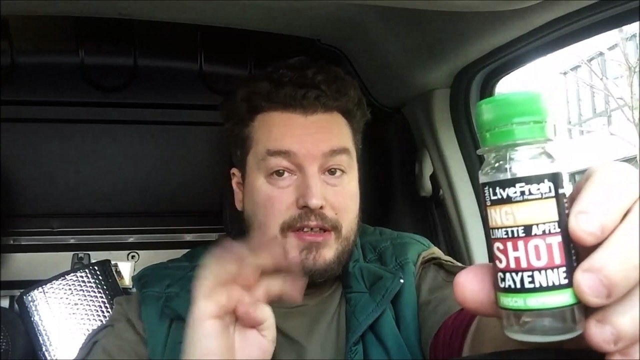 Live Fresh Ingwer Shot Limette Apfel Cayenne Review und Test