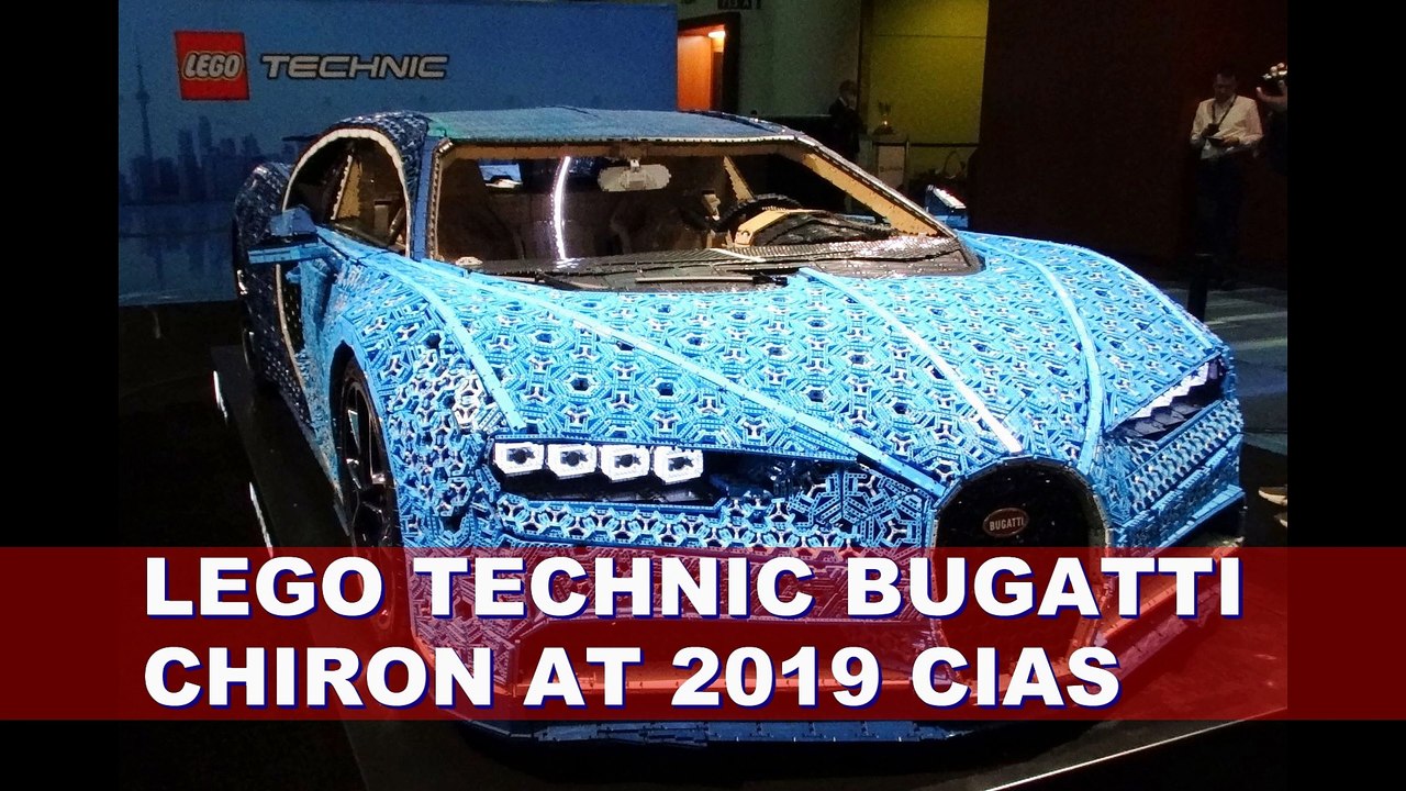 LEGO Technic Bugatti Chiron at 2019 Canadian International AutoShow