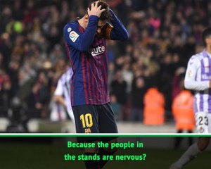 Download Video: Valverde not nervous of Messi missing penalties