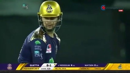 Peshawar Zalmi vs Quetta Gladiator Match Highlights, PSL 4 3rd Match 14th Feb 2019 Part 2