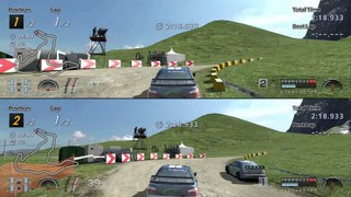 Gran Turismo 5 - Subaru WRX - Splitscreen Racing #1