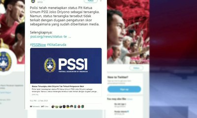 PSSI Klarifikasi Status Tersangka Joko Driyono