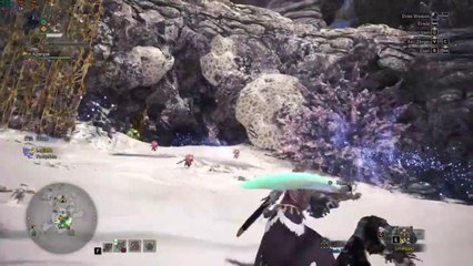 Gajalaka Shelling Squad Assist on Legiana Hunt at Coral Highlands - Monster Hunter World PC