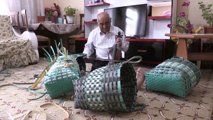 Ambalaj atıklarından 20 yıldır çanta yapıyor - KARAMAN