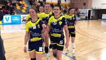 Handball : la joie des Spinaliennes après leur victoire sur le leader invaincu, Metz