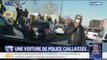 Fourgon de police caillassé à Lyon: les images de l'attaque