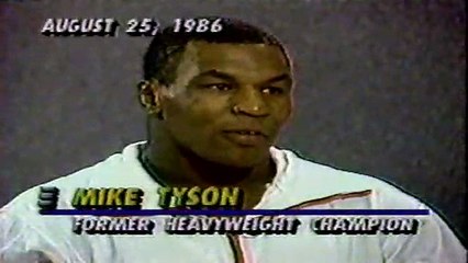 1986 Mike Tyson Interview Clip