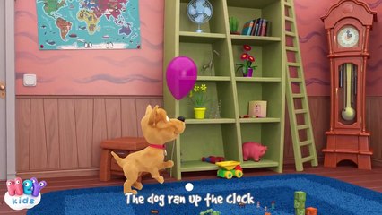 Hickory Dickory Dock song for kids - HeyKids - Nursery Rhymes