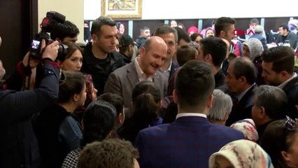 Bakan Soylu, Mamak'ta Sehit Aleleri ile Buluştu