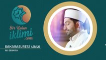 Bakara Suresi 40-46 Ali DERMAN -  Quran Tilawat - Best Quran Recitation