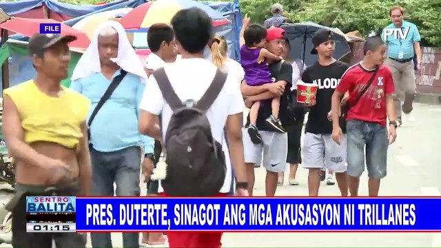 Pangulong Duterte, sinagot ang mga agam-agam ukol sa kalusugan