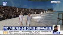 Une fusée, une forêt ou une plage au Grand Palais: les défilés mémorables de Karl Lagerfeld