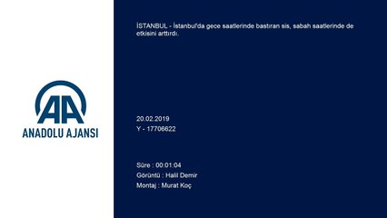 Sis E-5 trafiğini etkiliyor - İSTANBUL