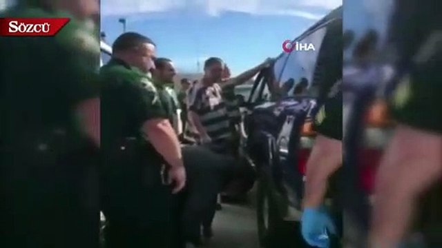 Arabada kilitli kalan bebeği hırsız mahkumlar kurtardı