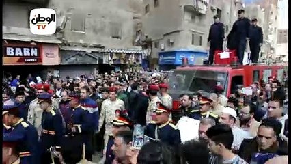 أهالي الخصوص يشيعون جنازة «شهيد الواجب»