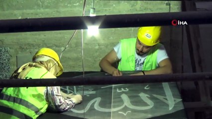 400 Yılllık Süslemeler Yeniden Kubbede | Sultan II .Beyazıd Camii Havadan Görüntülendi