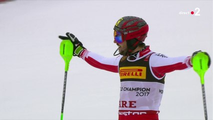 Marcel Hirscher garde son titre mondial sur le Slalom !