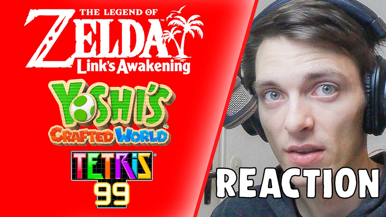 KUSCH REAGIERT auf SUPER MARIO MAKER 2, ZELDA: LINKS AWAKENING und TETRIS99