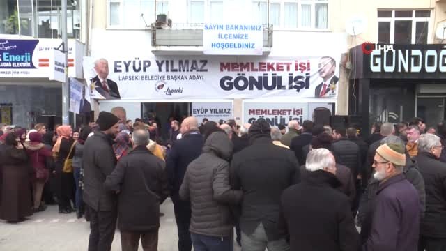 Sanayi ve Teknoloji Bakanı Mustafa Varank Çanakkale'de