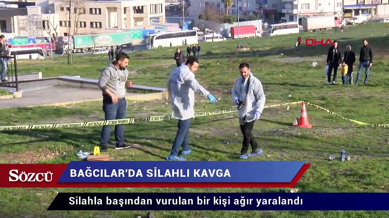 Bağcılar’da silahla başından vurulan kişi ağır yaralandı