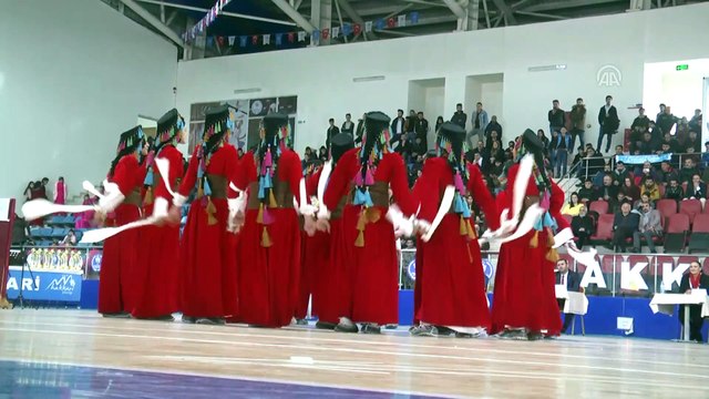 'Kulüpler arası halk oyunları il birinciliği yarışması' - HAKKARİ