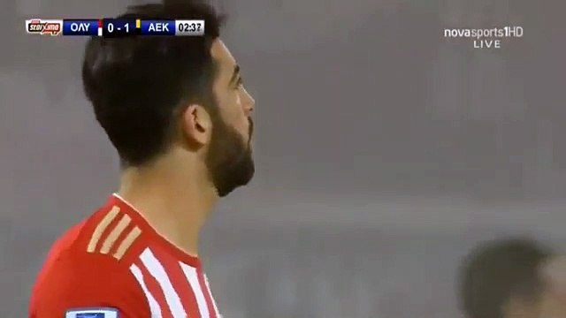 Το γκολ του Πόνσε - Ολυμπιακός 0-1 ΑΕΚ 17.02.2019 (HD)