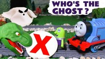 Learn English with Funny Funlings as they Guess the Spooky Halloween Ghost Full Episode with Thomas and Friends and Dinosaur toys - A Family Friendly English Story for kids