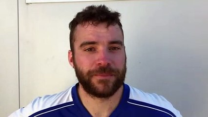 D3 – Brice ANDRE réagit après la défaite du FC GIRAUDIERE contre le FC COLOMBIER-SATOLAS