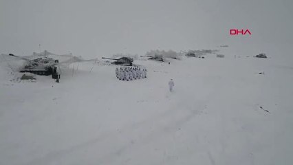 Ankara - Kış-2019 Birleşik Müşterek Fiili Tatbikatı Kars'ta Devam Ediyor