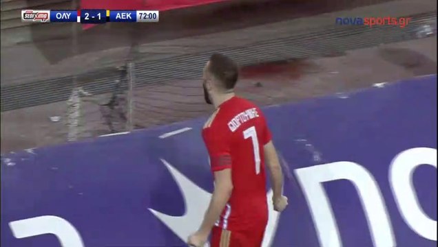 2-1 Konstantinos Fortounis AMAZING Goal - Olympiakos 2-1 AEK 17.02.2019