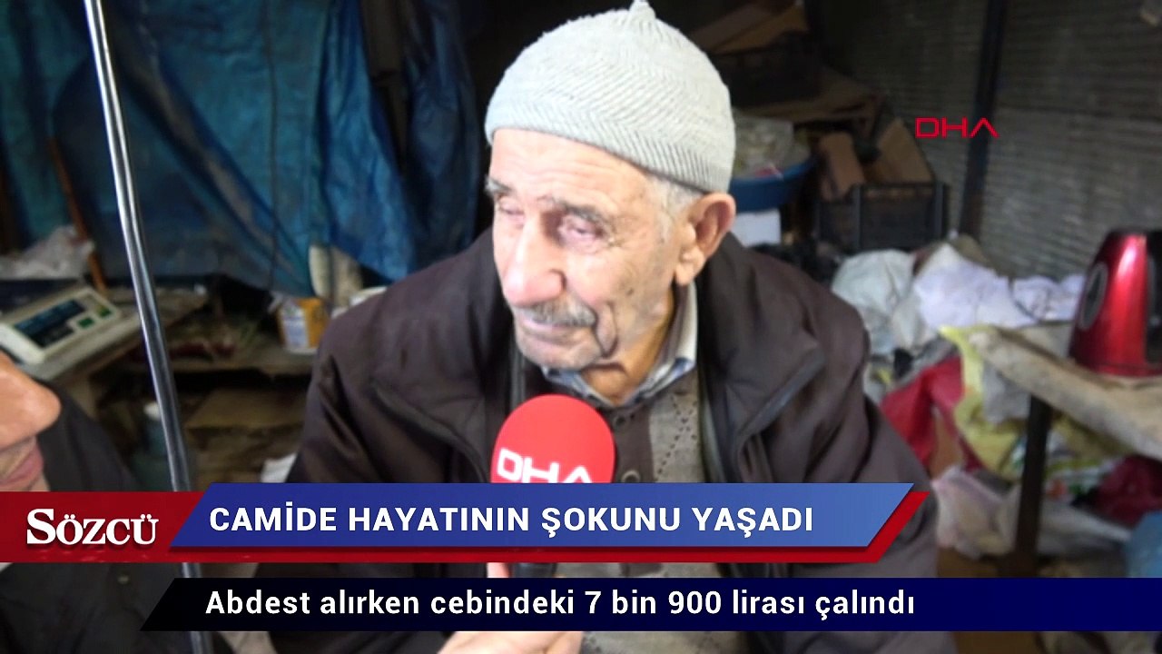 Abdest alırken hayatının şokunu yaşadı