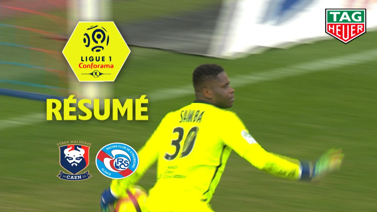 SM Caen - RC Strasbourg Alsace (0-0)  - Résumé - (SMC-RCSA) / 2018-19