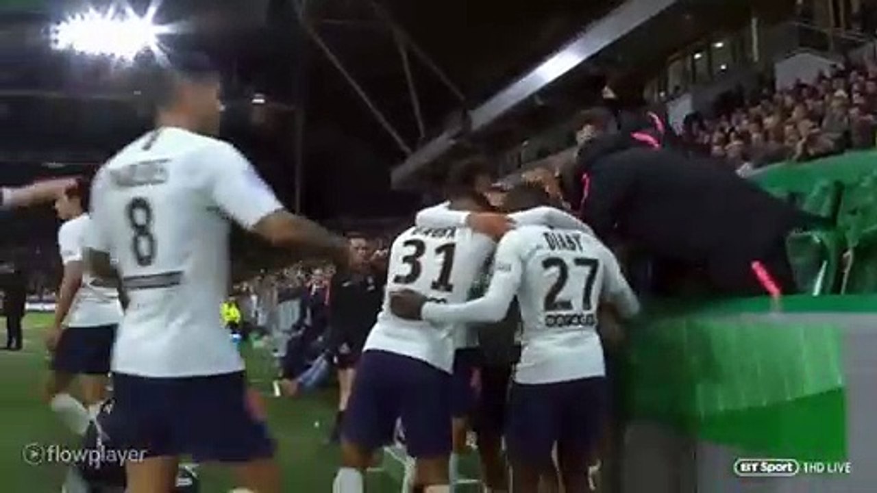 Résumé Saint-Etienne  (ASSE) - PSG  but Mbappé 0-1